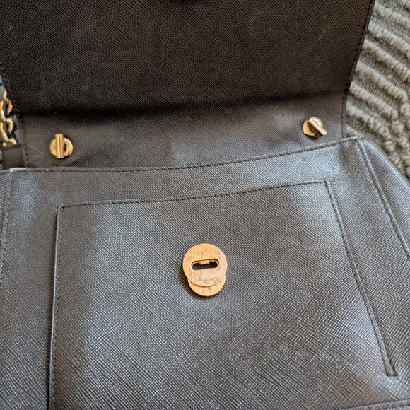 Authentic Ferragamo Carrie Bow Black Satchel Bag Crossbody Calfskin Leather - Picture 6 of 11